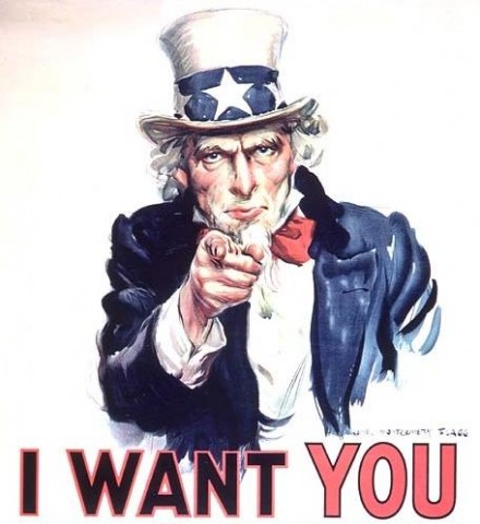 We want you